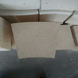 Fan Shaped High Alumina Refractory Brick , Rotary Kiln High Temp Bricks