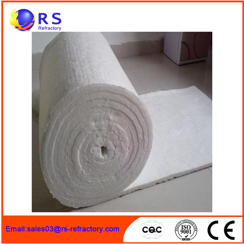 Standard Size 1260 Ceramic Fiber Blanket White Refractory Insulation