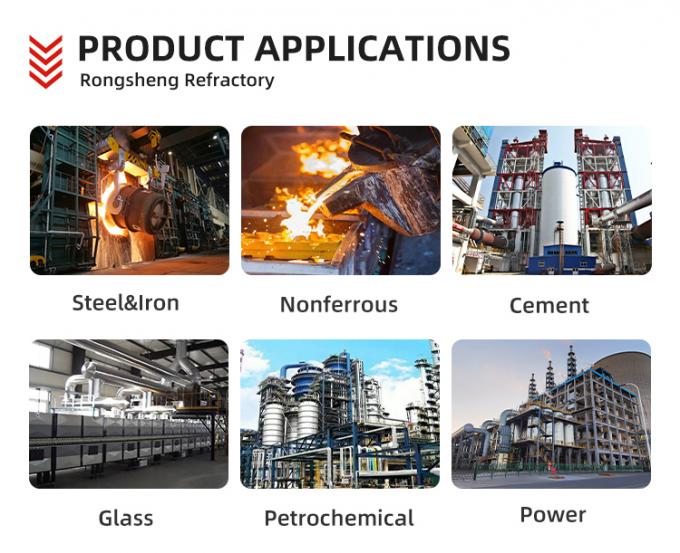 Rongsheng Refractory Silicon Carbide High Flexural Strength Bricks Sic Corrosion-Resistant Brick For Steel Smelting 5