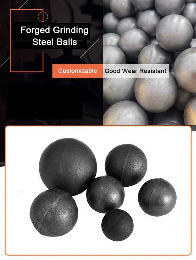 Factory Price 30mm 50mm 100mm Grinding Mining Balls Forged Steel Ball For Ball Mill 0