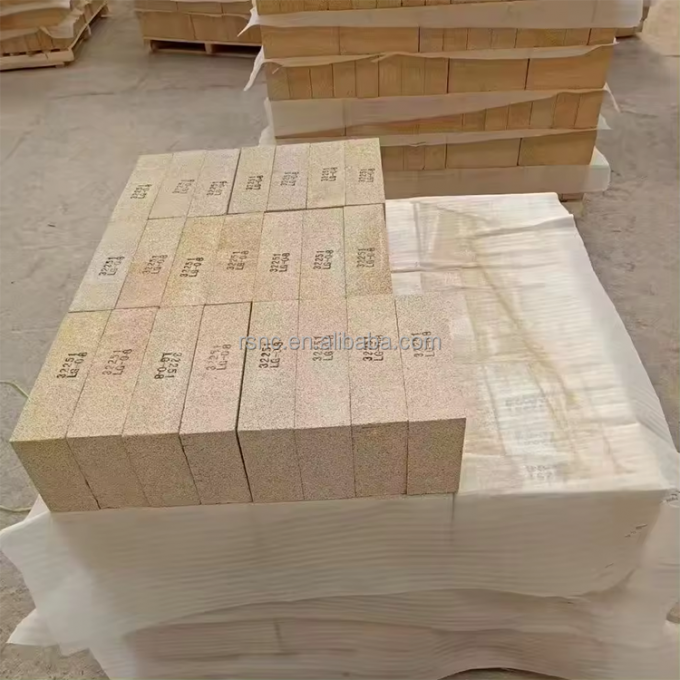 High Temperature Kiln Boiler Refractory And Thermal Insulation Materials High Alumina Refractory Brick Insulating Firebrick 1