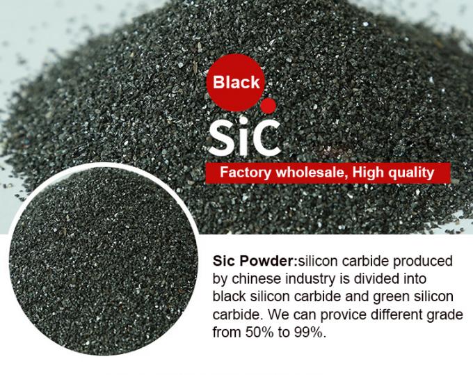Abrasive Polishing 98% 99% Sic Silicon Carbide Powder F60 Black Silicon Carbide 0