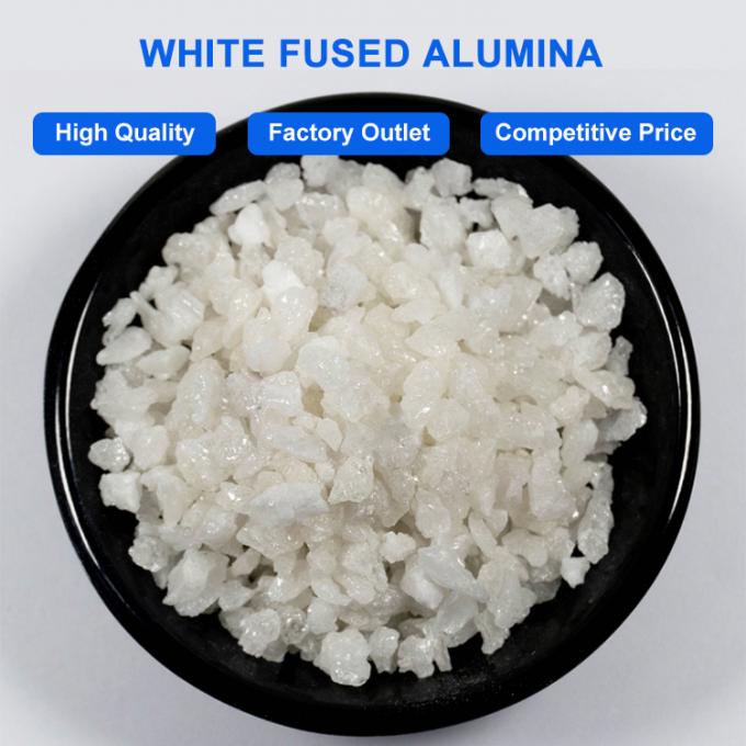 Eco-friendly High Purity White Fused Alumina WFA 99% Aluminium Oxide Corundum with Silicon Carbide Powder 0