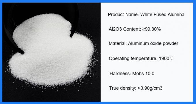 Eco-friendly High Purity White Fused Alumina WFA 99% Aluminium Oxide Corundum with Silicon Carbide Powder 1
