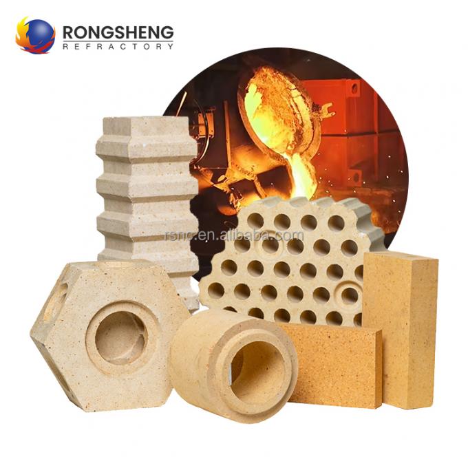 High Temperature Refractory Clay Brick Price Fire Resistant Firelay Bricks Cheap Fire Brick For Furnaces 1