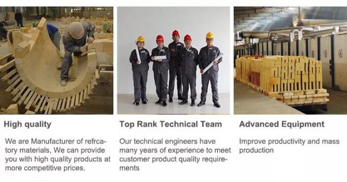 Industrial Furnace Suspended Fire Brick Excellent Thermal Shock Resistance Refractory High Alumina Anchor Bricks For Hot Stove 2