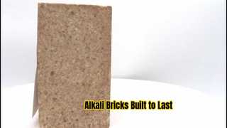 Alkali-resistant bricks