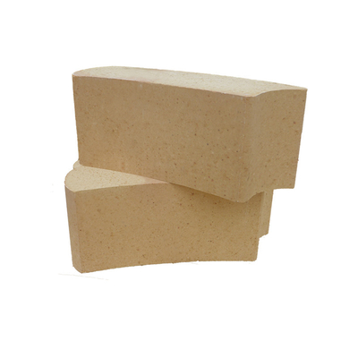 Refractory Curved Fire Brick Customized Size Corrosion Resistance