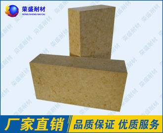 Dark Brown High Alumina Refractory Bricks 230 X 114 X 65mm Low Thermal Conductivity