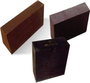 Fused Grain Rebounded Refractory Fire Bricks Customized Size For Glass Furnace