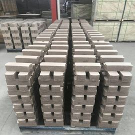 Common Kiln Refractory Bricks , Phosphate Bonded High Alumina Bricks Heat Resistant