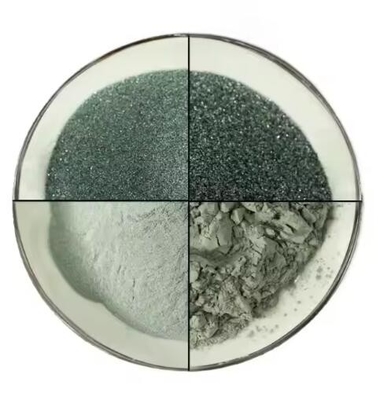 Black Green Silicon Carbide Powder 98% Purity SiC Grit Fine Powder For Metallurgical Refractory