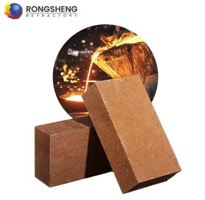 Rongsheng Refractory Mgo Fire Bricks Magnesia Refractory Brick For Alkaline Open-Hearth Furnaces