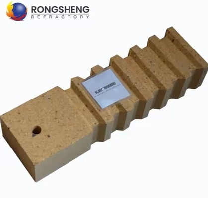 Industrial Furnace Suspended Fire Brick Excellent Thermal Shock Resistance Refractory High Alumina Anchor Bricks For Hot Stove