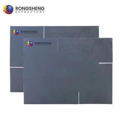 Recrystallized Silicon Carbide Plate RSIC SiSiC Refractory Ceramic Plate High Temperature SiC Sanitary Ware Kiln Furniture