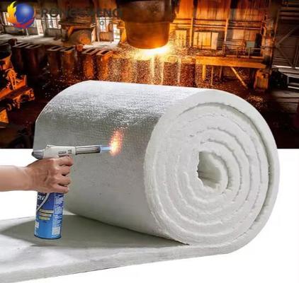1400 Ceramic Fiber Heat Insulation Blanket Paper Refractory Alumina Silcate Fiber Blanket For Oven