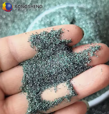 High Purity RONGSHENG Green Silicon Carbide Powder Abrasive Grit 240# 360# F1200 High Strength 1900 Refractory Ceramic