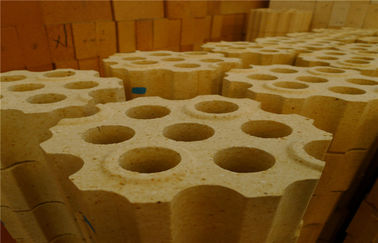 Hot Blast Furnace / Stove High Alumina Refractory Brick Chequer Insulated Fire Brick
