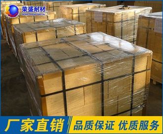 Dark Brown High Alumina Refractory Bricks 230 X 114 X 65mm Low Thermal Conductivity