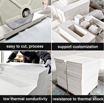 Aluminium Silicate High Temperature 1800C Refractory Ceramic Fiber Board Heat Resistant