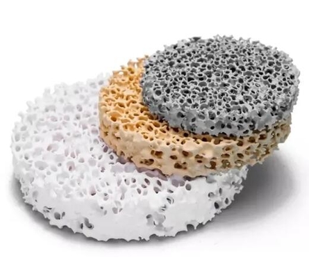 Silicon Carbide Alumina Zirconia Zr Ceramic Foam Filters Porous Ceramic Foam Filter For Casting