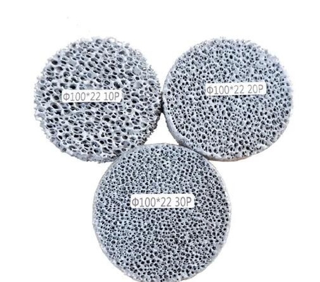 Silicon Carbide Alumina Zirconia Zr Ceramic Foam Filters Porous Ceramic Foam Filter For Casting