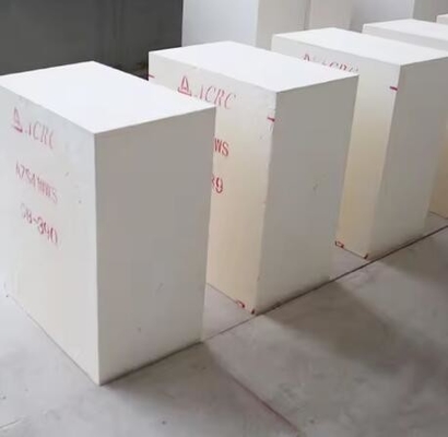 Glass Kiln Fused Cast Azs Block Furnace Corundum Zirconia Fire Brick Azs Refractory Brick