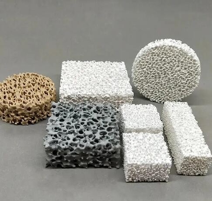 High Porous Refractory Alumina Ceramic Foam Filter Zirconium Ceramic Filters For Foundry
