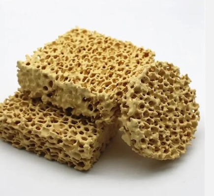 High Porous Refractory Alumina Ceramic Foam Filter Zirconium Ceramic Filters For Foundry
