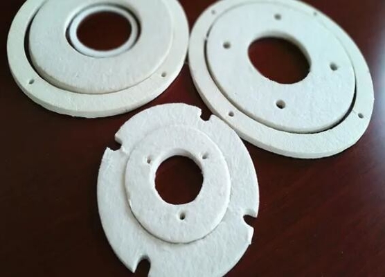 Ceramic Fibre Paper Bio Soluble Heat Resistance Fiber Gasket 1430C Ceramic Fiber Gasket Thermal Insulation Materials
