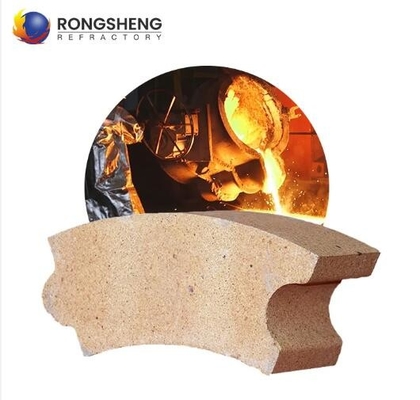 High Temperature Resistance High Alumina Curved Refractory Bricks Arch Fire Clay Brick For Pizza Oven And Kiln