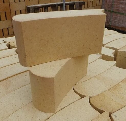 High Temperature Resistance High Alumina Curved Refractory Bricks Arch Fire Clay Brick For Pizza Oven And Kiln
