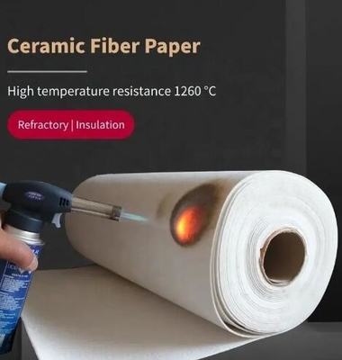Factory Supply 2mm 10mm Refractory Material Ceramic Fiber Wool Gasket 1260c Insulation Thermal Ceramic Fiber Paper