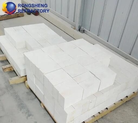 High Grade Fused Cast Refractory Material Zirconia Corundum Brick Electrofused Refractory Azs Block