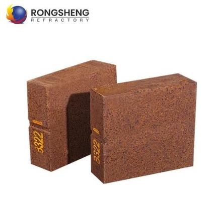 High Strength Cement Rotary Kiln Refractory Bricks Fused Magnesia Alumina Spinel Brick
