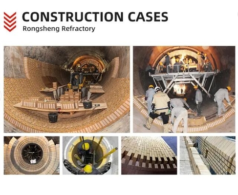 High Strength Cement Rotary Kiln Refractory Bricks Fused Magnesia Alumina Spinel Brick