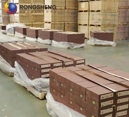 Fused Rebond Magnesia Chrome Brick High Temp Fire Sintered Chromium-Magnesite Bricks For Refining Furnace