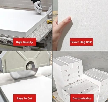 1260 Refractory Ceramic Fiber Board Thermal Insulation Aluminum Silicate Board For Industrial Furnace
