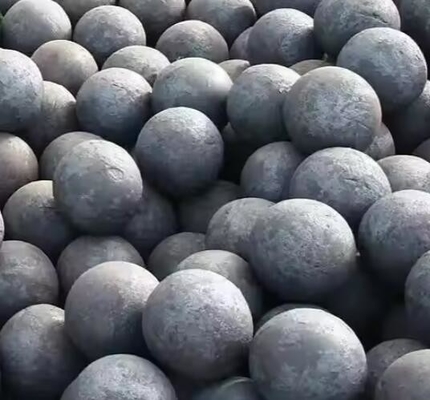 High Chrome 20-180mm Forged Grinding Media Ball For Mining Cement Power Industry