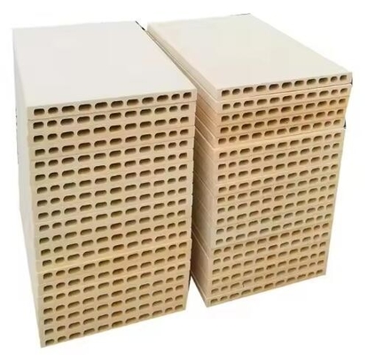 Glass Kiln Furniture Mullite Cordierite Plate Grooved Perforated Cordierite Mullite Slab Refractory Ceramic Setter