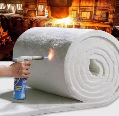 Industrial Furnace Insulation Materials High Pure Ceramic Fiber Wool Aluminum Silicate Blanket