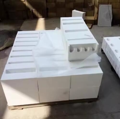 Alumina Bubble Refractory Brick 1800C Alumina Hollow Ball Insulating Brick For Ceramic Furnace