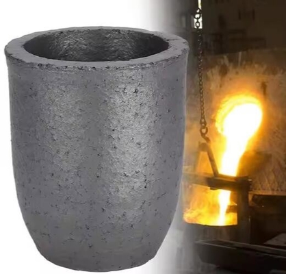 Induction Melting Furnace Sic Saggar Silicon Carbide Graphite Crucible For Melting Copper Aluminum Gold