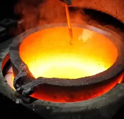 Induction Melting Furnace Sic Saggar Silicon Carbide Graphite Crucible For Melting Copper Aluminum Gold