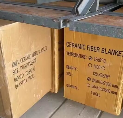6-50mm Kaowool Fibre Blanket Heat Resistant Insulation 1430 Ceramic Fiber Blanket For Furnace Lining