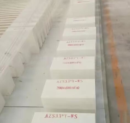 Factory Price Fused Cast Zirconia Corundum Brick Azs Refractory Brick For Glass Furnace