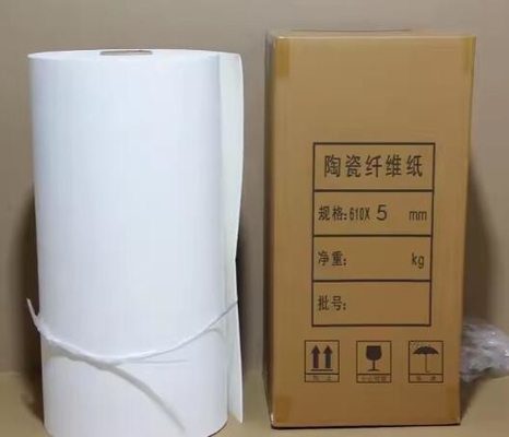 1mm 2mm 5mm Thick Aluminium Silicate Ceramic Fiber Paper 1260C High Temperature Refractory Insulation Materials