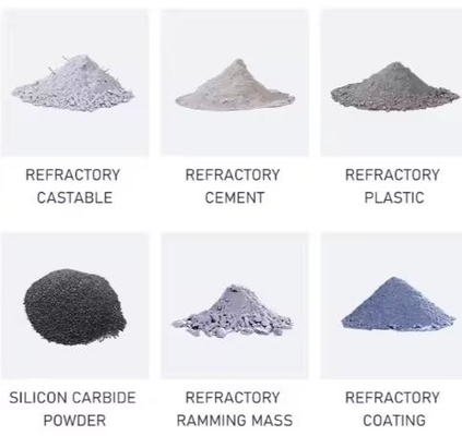 Rongsheng Alumina Steel Fiber Castable High Quality Abrasion Resistant Steel Fiber Refractory Castables For Industrial Furnace