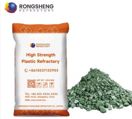 High Alumina Ceramic Plastic Refractory Mortar Zircon Chrome Corundum Wear-Resistant Refractory Plastic For Hot Blast Furnaces