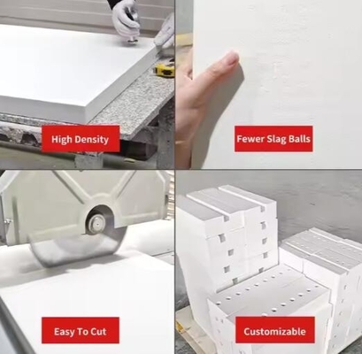 Glass Kiln Lining Refractory 20mm Ceramic Fiber Insulation Board High Temperature Insulation 1600 Degree Heat Resistant